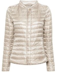 Herno - Nylon Short Down Jacket - Lyst