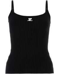 Courreges - Reedition Knit Tank Top - Lyst