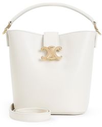 【関税&送料込】Celine Secchiello Louise In Pelle BORSA A SECCHIELLO PICCOLA CUIR TRIOMPHE IN PELLE DI VITELLO