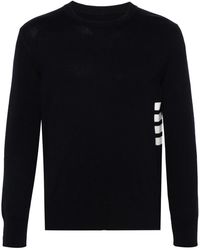 Thom Browne - 4 Stripe Detail Sweater - Lyst