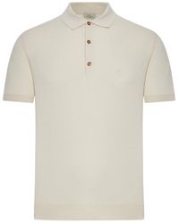 Etro - Short-Sleeved Cotton Polo Shirt - Lyst