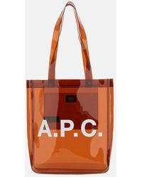 A.P.C. - Tote Lou Shopping Bag - Lyst