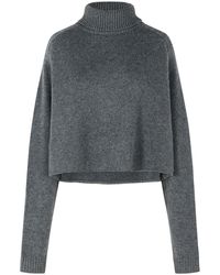 Lisa Yang - 'Cathie' Dark Cashmere Turtleneck Sweater - Lyst