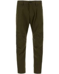 DSquared² - Olive Green Stretch Cotton Chino Pant - Lyst