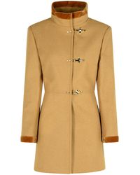 Fay - Wool Blend Coat - Lyst
