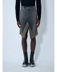 Rick Owens - Slivered Midi Skirt - Lyst