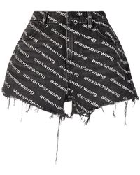 Alexander Wang - Denim Shorts - Lyst
