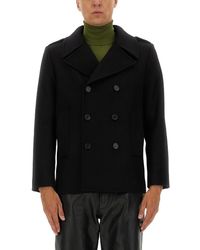 Saint Laurent - Coat "Manteau M43I Retouch" - Lyst