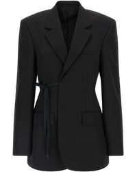Balenciaga - 'Wrap Tailored' Blazer - Lyst