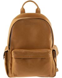 Brunello Cucinelli - Grained Leather Backpack With Patch Pockets - Lyst