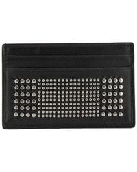 McQueen - Card-Holder With-Finished Studs - Lyst