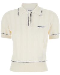 McQueen - Polo Shirt With Classic Collar And Logo Lettering Embroidery On The Front - Lyst