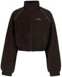 Balenciaga - Cropped Sweatshirt Cotton Sweatshirts - Lyst