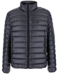 Givenchy - High Neck Down Jacket With Logo Detail - Lyst