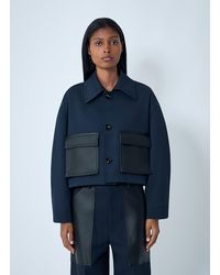 Bottega Veneta - Compact Wool And Cotton Twill Jacket - Lyst