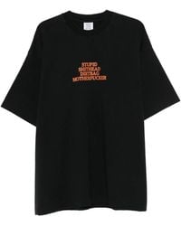 Vetements - Text-Print T-Shirt - Lyst