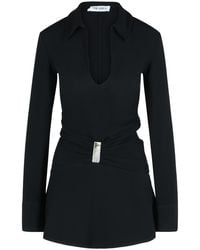 The Attico - Viscose Blend Mini Dress - Lyst