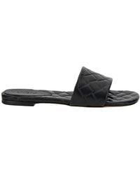 Bottega Veneta - 'Slide Amy' Sandals With Intreccio Motif - Lyst