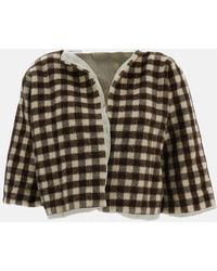 Daniela Gregis - Double-Layered Washed Wool T-Jacket - Lyst