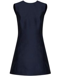 Balenciaga - Wool And Silk Blazer-Style A-Line Mini Dress - Lyst