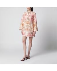 Zimmermann - Aster Tunic Mini Dress - Lyst