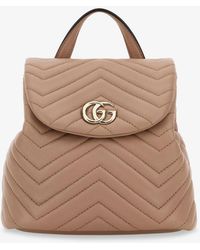 Gucci - "Gg Marmont" Small Backpack - Lyst