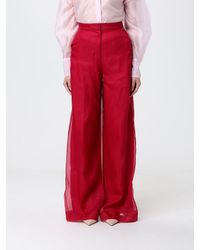 Max Mara - Silk Flared Trousers - Lyst