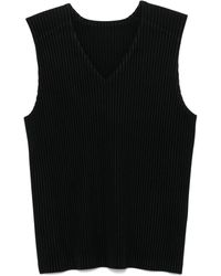 Homme Plissé Issey Miyake - Plissé Vest - Lyst