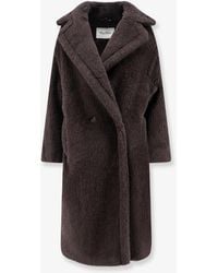 Max Mara - Tedgirl Alpaca Wool Silk Coat - Lyst