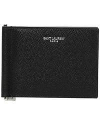 Saint Laurent - Bill Clip Wallet - Lyst