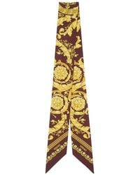 Versace - Barocco Printed Silk Twill Lavalliere' - Lyst