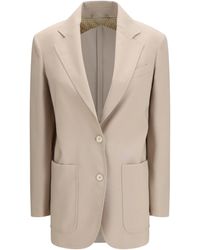 Max Mara - Single-Breasted Wool-Blend Blazer - Lyst