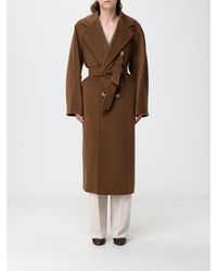 Max Mara - Madame Double-Breasted Long Wool Coat With Belt - Lyst