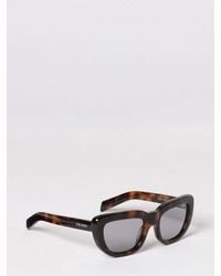 Prada - Tortoiseshell Acetate Teardrop Sunglasses With Polarized Lenses - Lyst