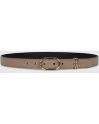 Gucci - Gg Marmont Calfskin Leather Belt With Monogram Buckle - Lyst