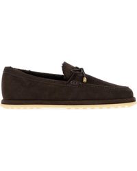 Tod's - Lamb Suede Loafers With Rubber Sole - Lyst