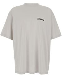Balenciaga - T-Shirt Cotton T-Shirts - Lyst
