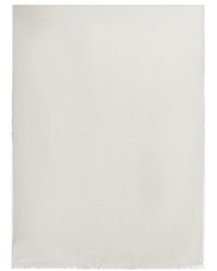 Max Mara - Vetusta Wool And Silk Scarf With Jacquard Logo - Lyst