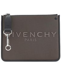 Givenchy - Canvas Zipped Pouch - Lyst