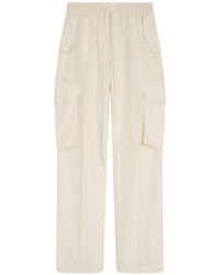 Phoebe Philo - Silk Trousers - Lyst