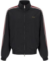 Versace - Craquelé-Effect Blouson - Lyst
