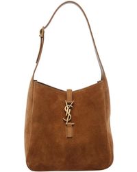 Saint Laurent - Small Soft Suede Le 5 A 7 Bag - Lyst