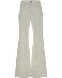 Chloé - Jeans Flare A Vita Alta - Lyst