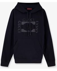 Gucci - Cotton Jersey Hoodie With Print - Lyst