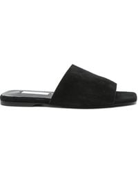TOTEME - Velvet Flat Sandals - Lyst