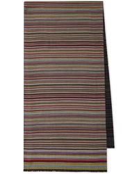 Paul Smith - Signature Stripe Wool And Silk Scarf - Lyst