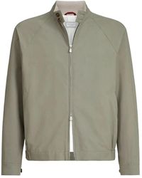 Brunello Cucinelli - Cotton Blouson Jacket - Lyst