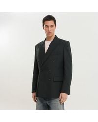 1989 STUDIO - Dark Double Breasted Blazer - Lyst
