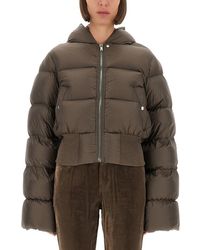 Rick Owens - Quilted Nylon Down Jacket - Lyst