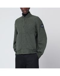 Canada Goose - Hudson Sage Fleece Bomber Label - Lyst